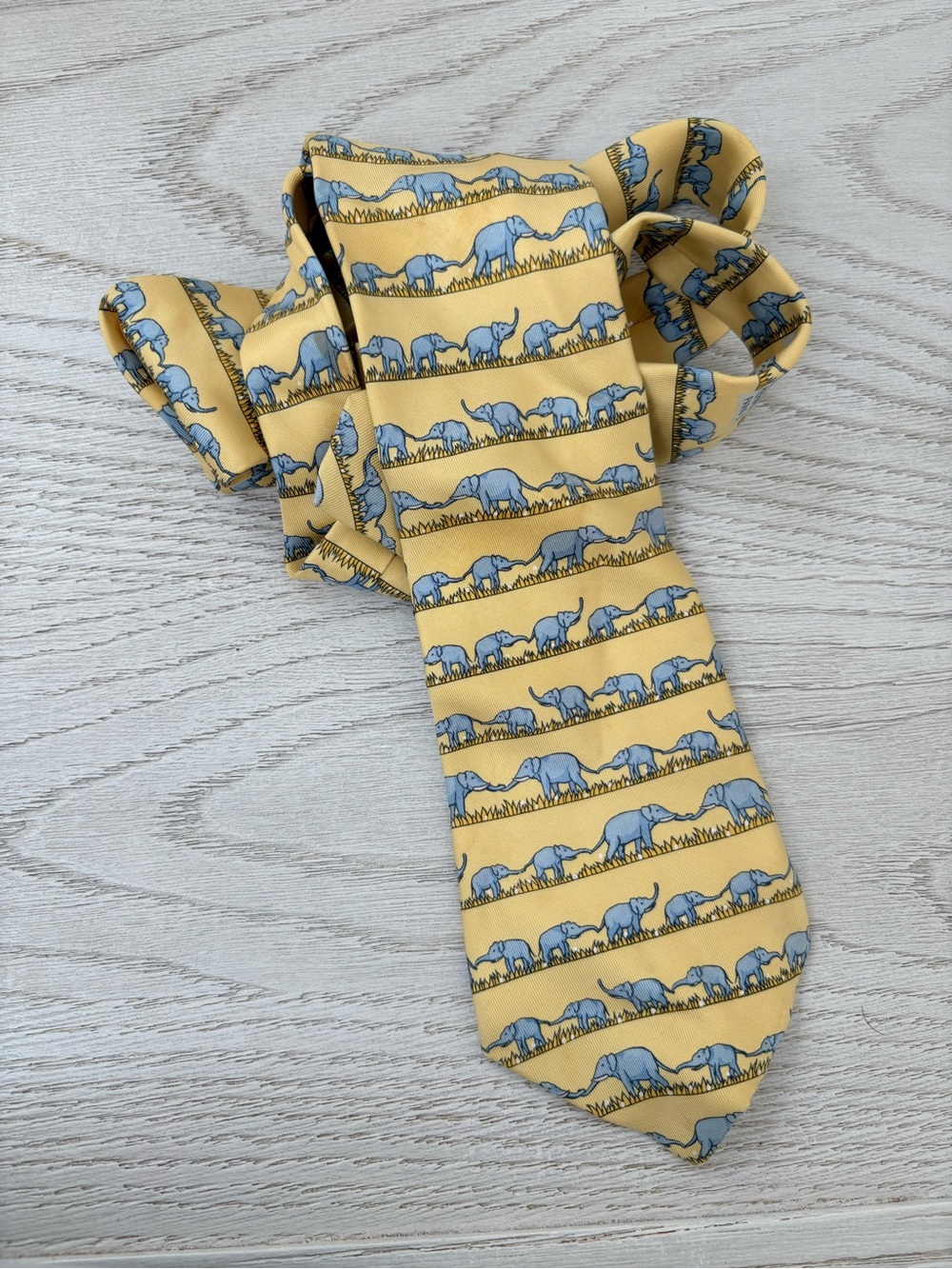 Hermes silk tie